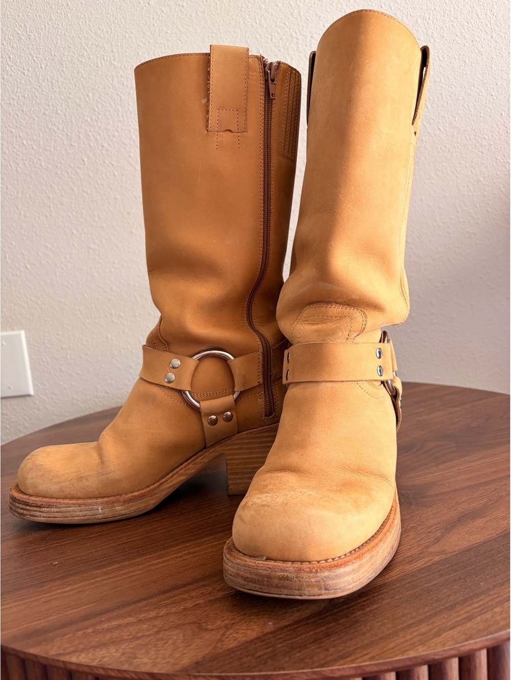 Jeffrey Campbell Western Harness Boots with Silver Hardware